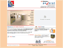 Tablet Screenshot of gsppower.com